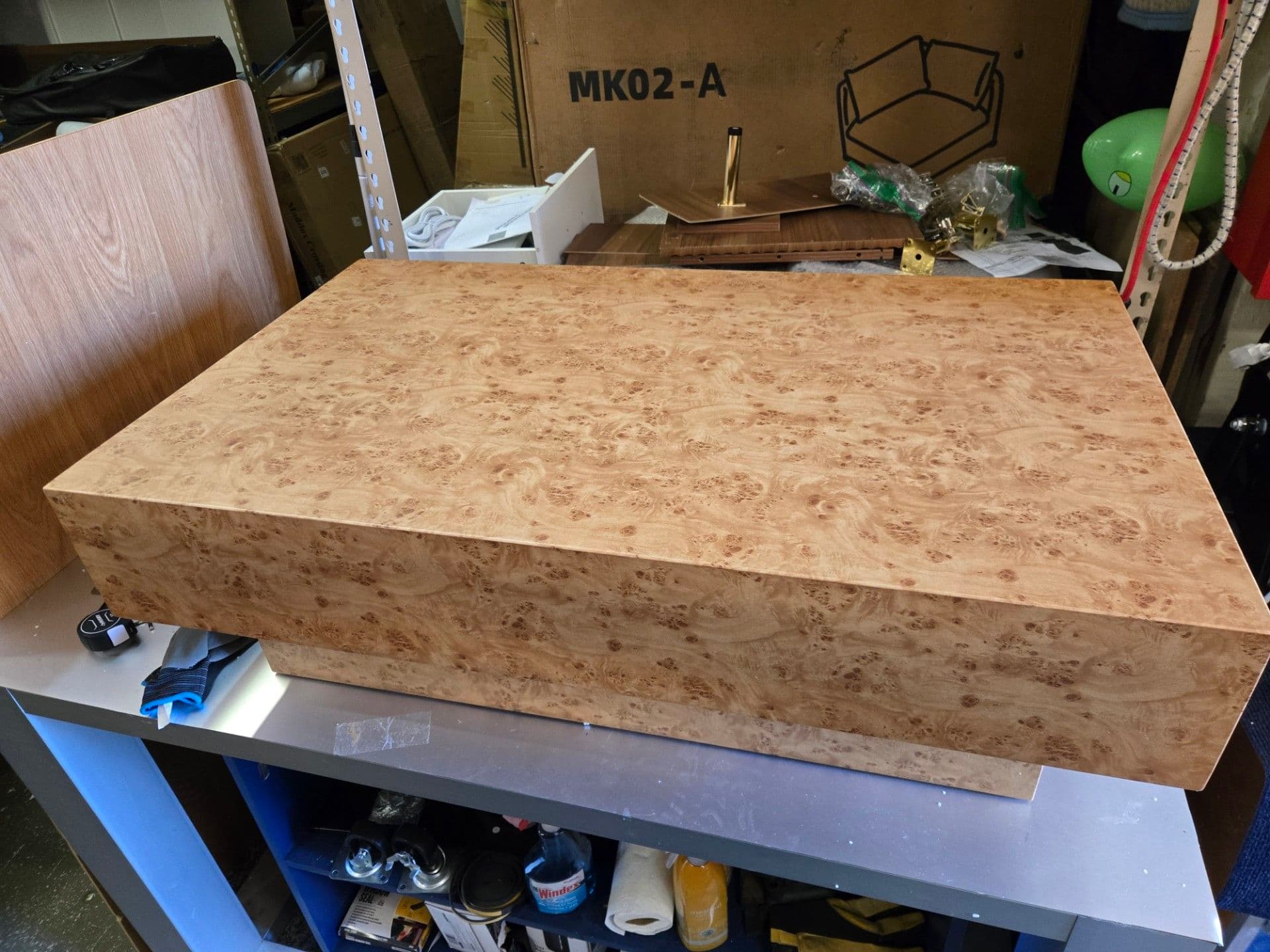 Faux burl coffee table - Thumbnail 6