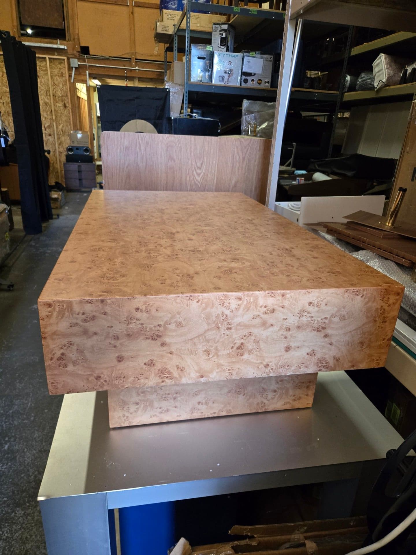 Faux burl coffee table - Thumbnail 5
