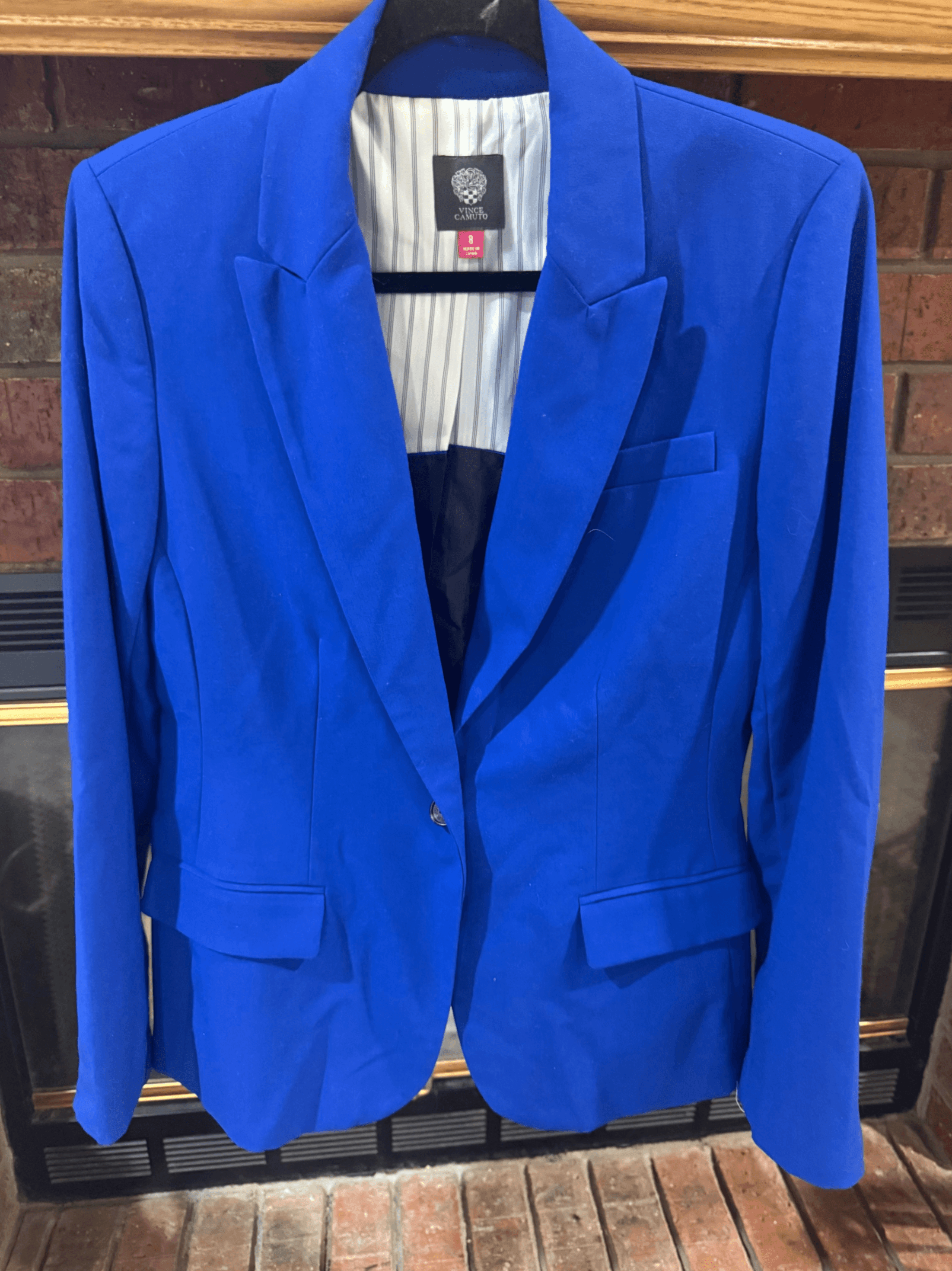 Vince Camuto Women's Blue Blazer Size 8 - Image 1