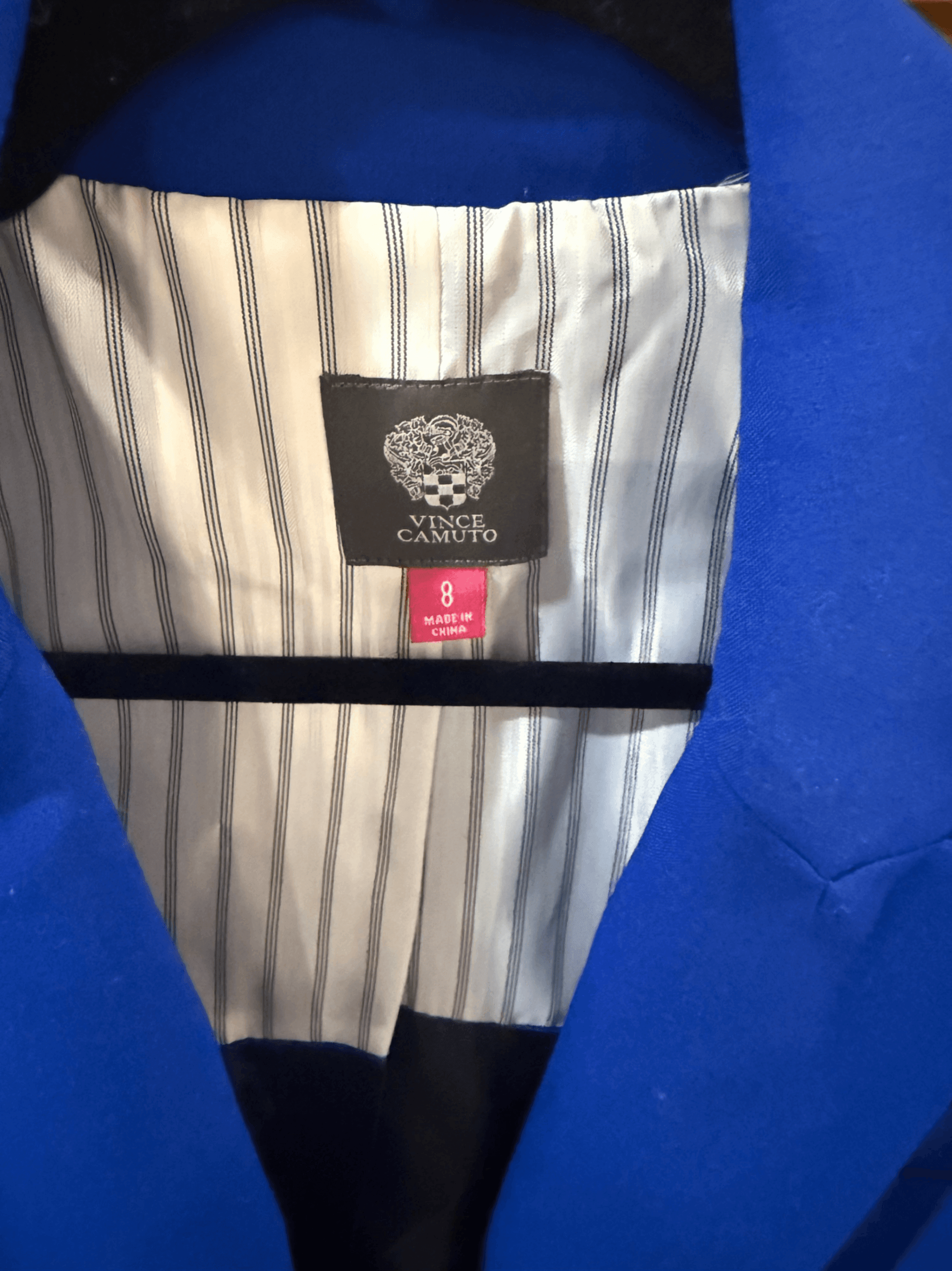 Vince Camuto Women's Blue Blazer Size 8 - Thumbnail 3