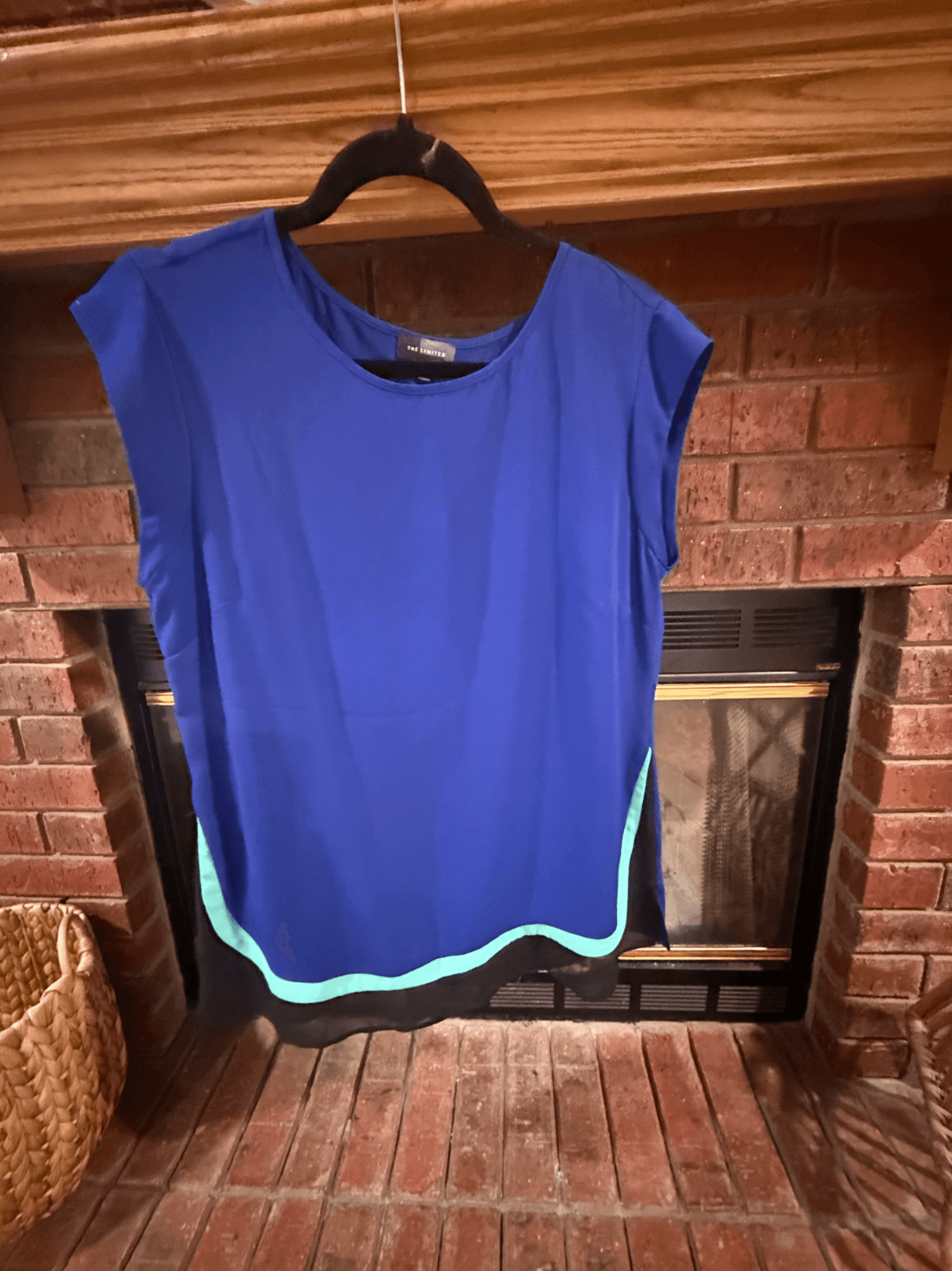 The Limited Women's Blue Sleeveless Top Size M - Image 1