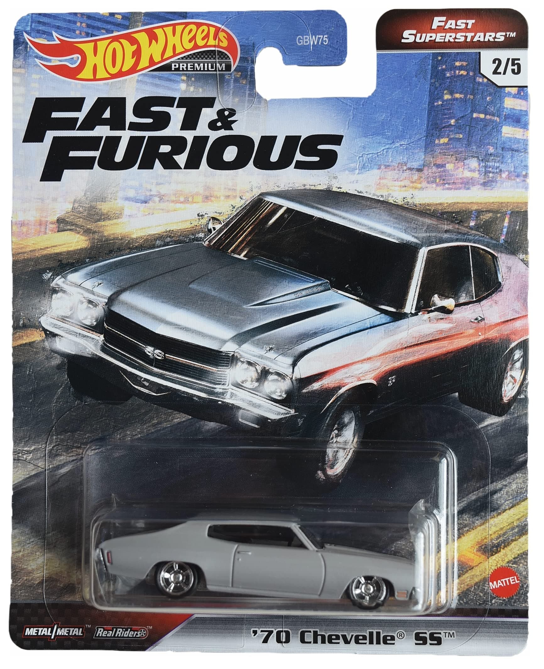 Hot Wheels Fast & Furious 1970 Chevelle SS Car - Thumbnail 4
