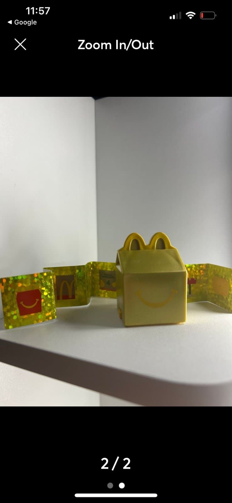 Mcdonald’s lil mcdonald’s golden RARE happy meal toy - Image 1