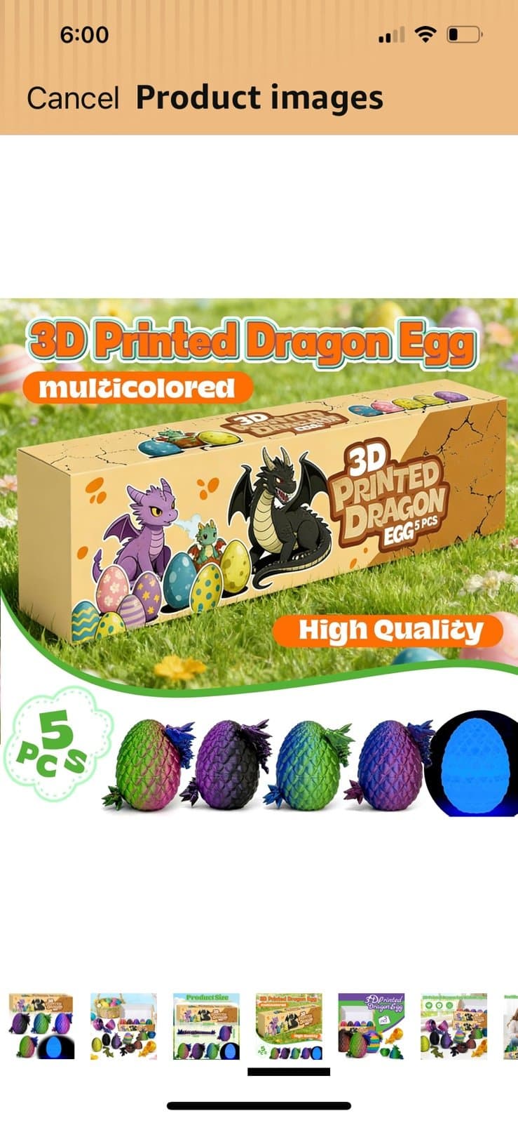 3-D Print Dino and Glow in the dark egg . (You get 1-Random egg) - Thumbnail 10