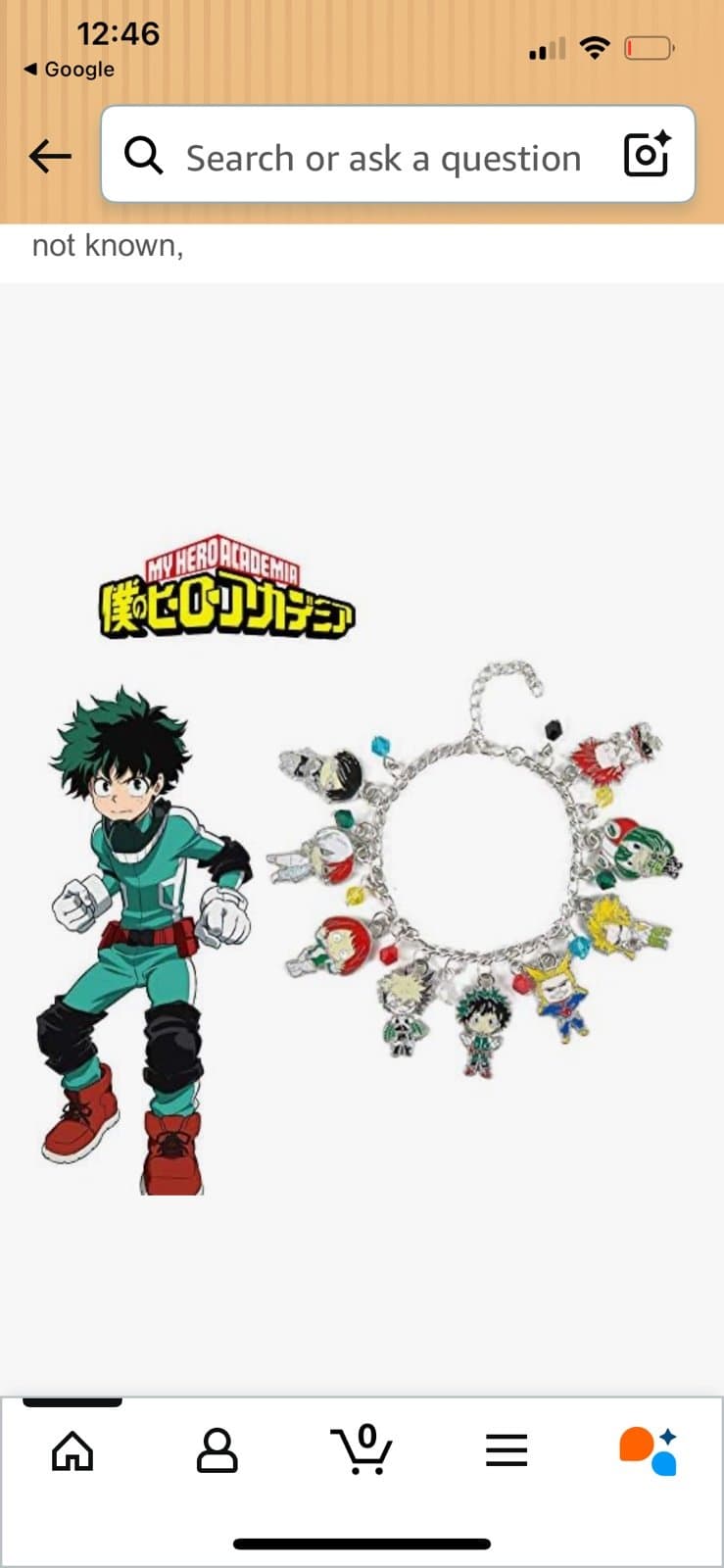 My hero academia bracelet NWOT - Thumbnail 6