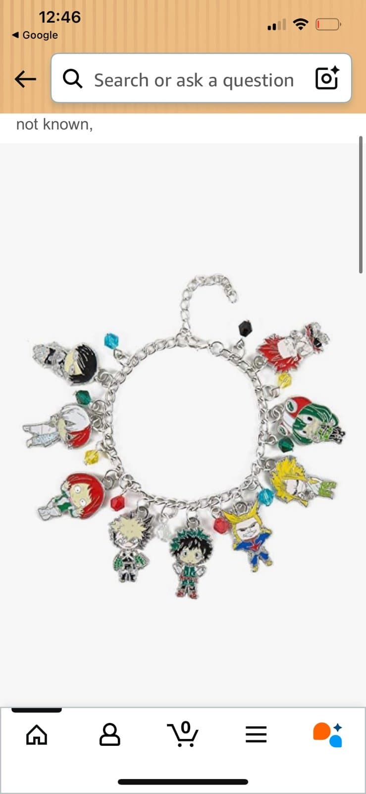 My hero academia bracelet NWOT - Thumbnail 5