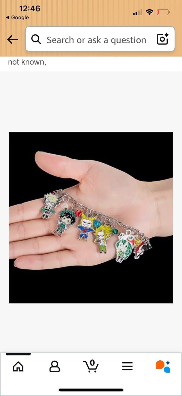 My hero academia bracelet NWOT - Thumbnail 2
