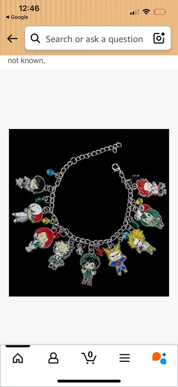 My hero academia bracelet NWOT - Thumbnail 4