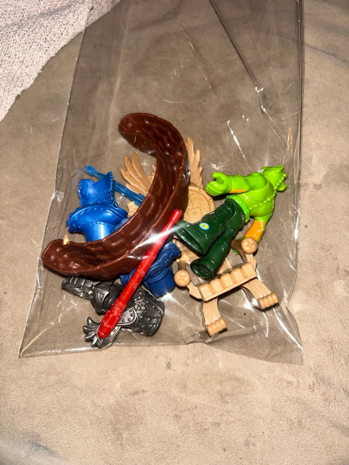 Fisher Price Imaginext Lizard Man Action Figure plus extras - Thumbnail 5