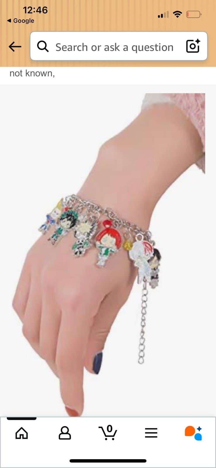 My hero academia bracelet NWOT - Thumbnail 3