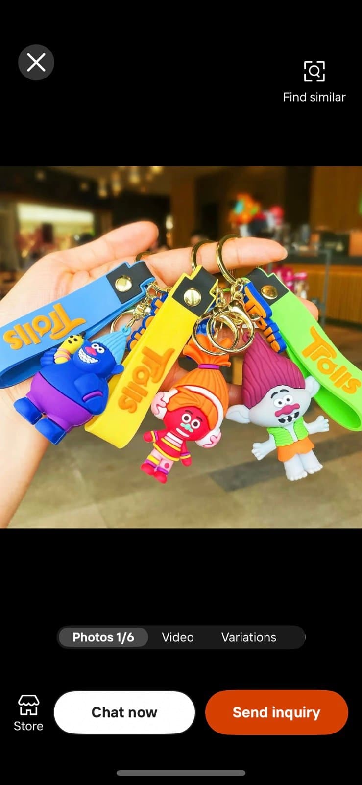 Keychain TROLLS ( Pick -1) brand new in the package - Image 1