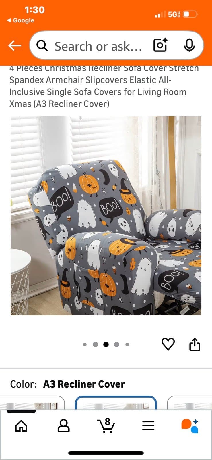 Recliner Chair Covers Lazy Boy Recliner Chair Cover 4-Pieces Recliner Couch Cove - Thumbnail 2