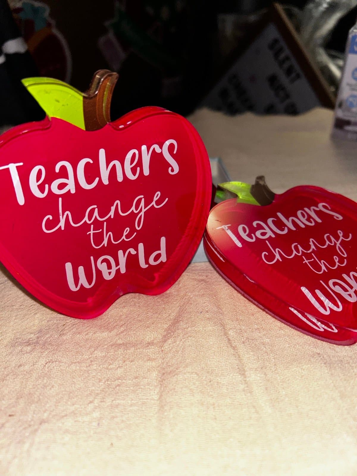 Teacher Teachers, appreciation, plaque plus gift box Sealed /Giftable - Thumbnail 4