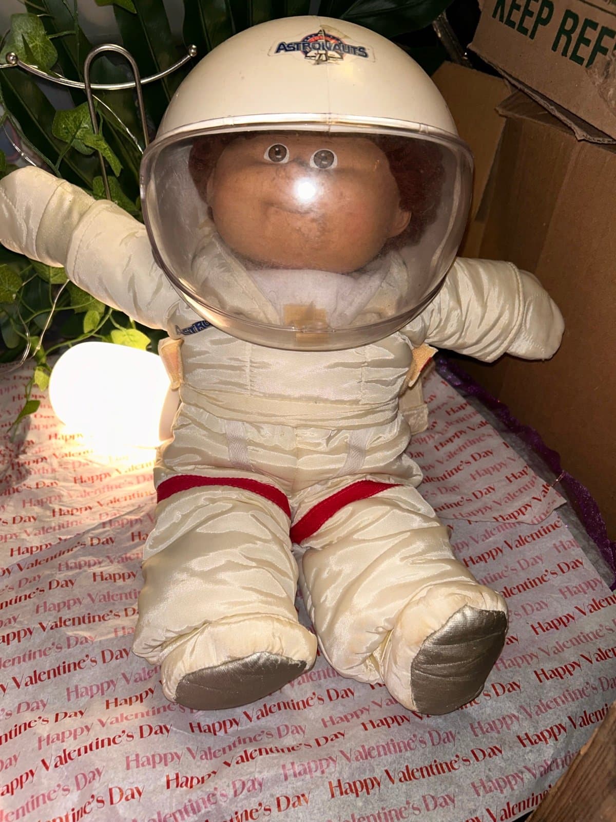 Vintage Young Astronaut Cabbage Patch Kid Brown Eyes 1985