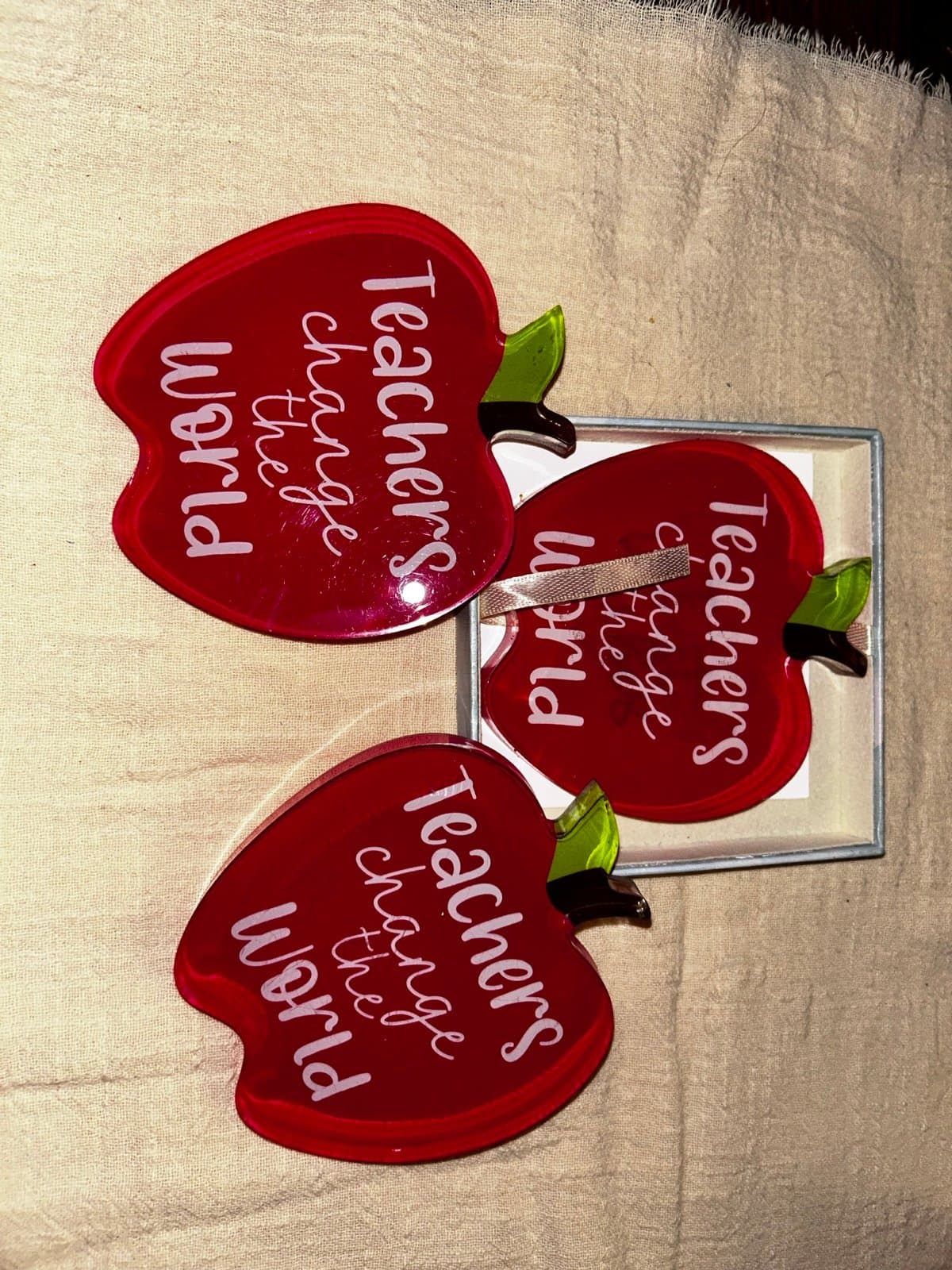 Teacher Teachers, appreciation, plaque plus gift box Sealed /Giftable - Thumbnail 6