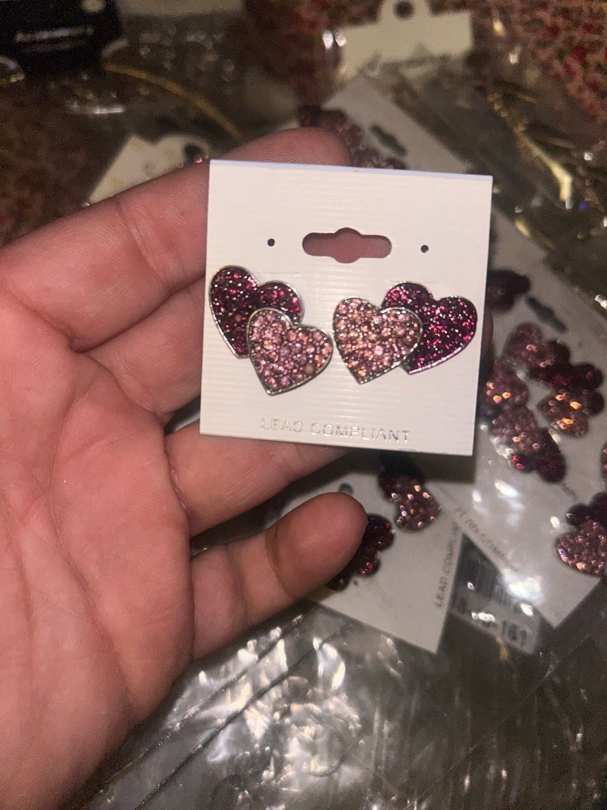 10 Pc Mixed Jewelry Lot earrings, necklaces, phone, charms rings pendant - Thumbnail 7