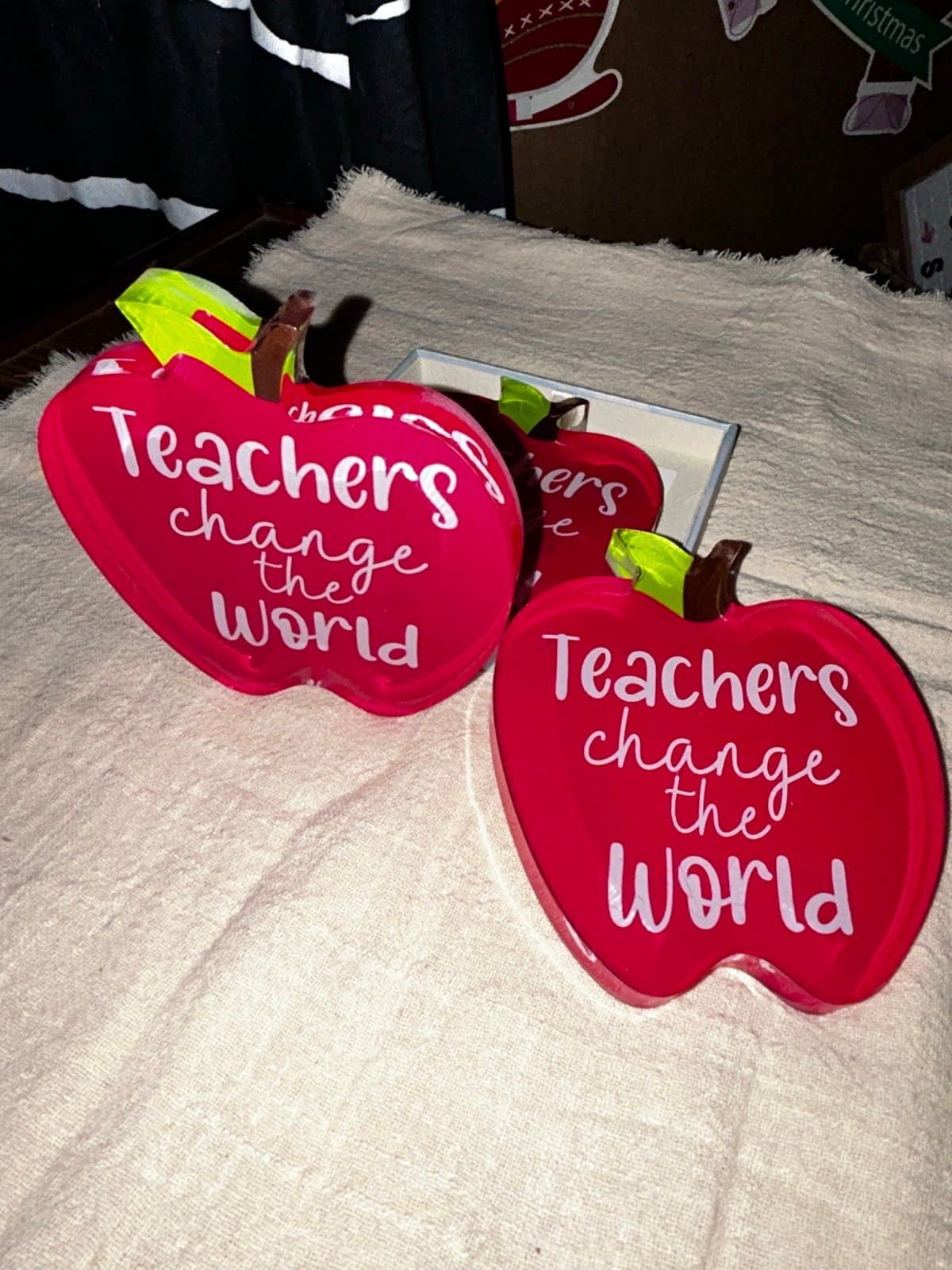 Teacher Teachers, appreciation, plaque plus gift box Sealed /Giftable - Thumbnail 2