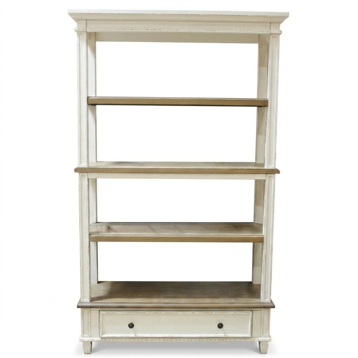 Off-White Etagere w/Drawer - Off White - Image 1