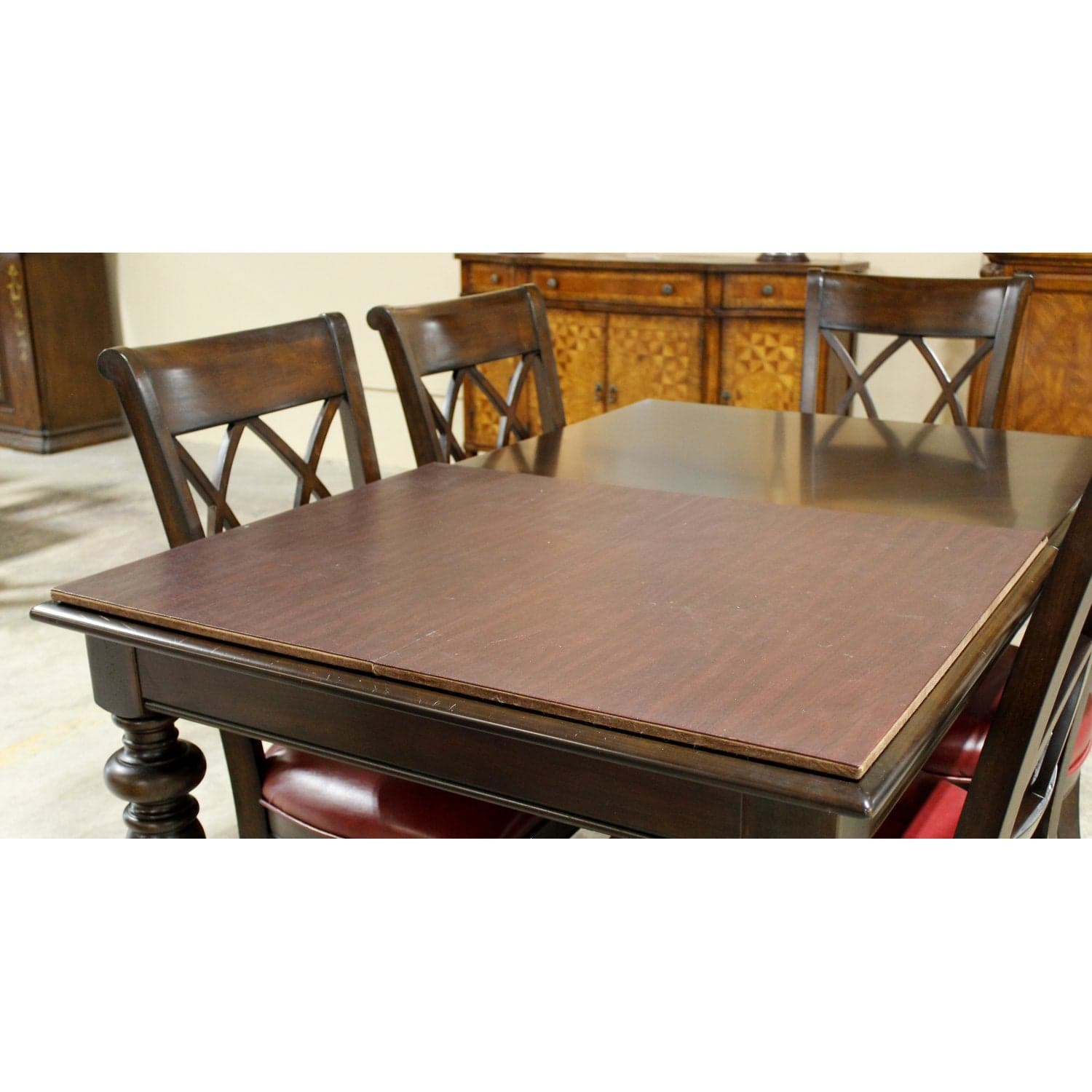 Pulaski Dining Set w/6 Chairs - Dark Finish - Thumbnail 5
