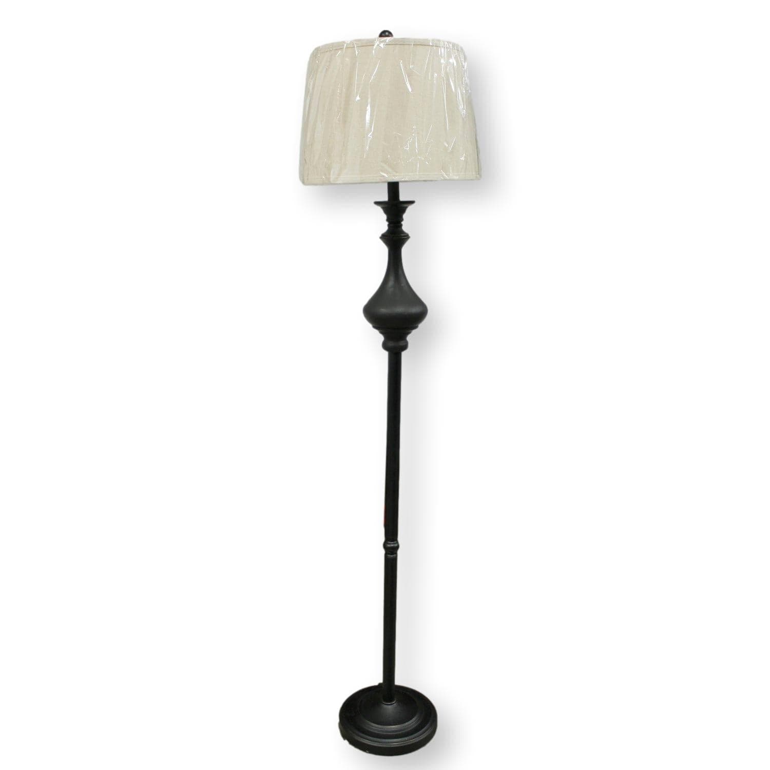 Black Metal Floor Lamp - Image 1
