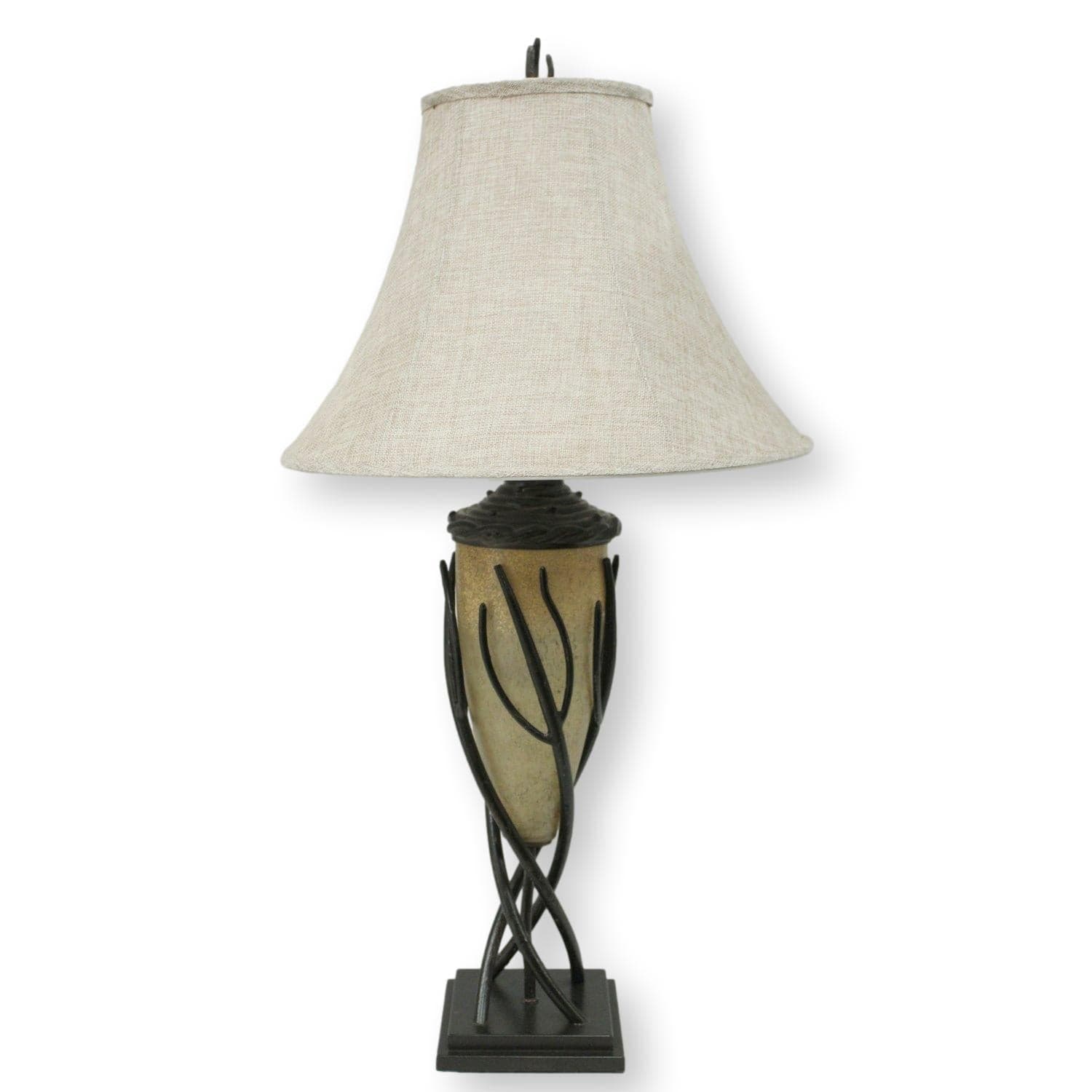 Faux Wood Branches Table Lamp - Image 1