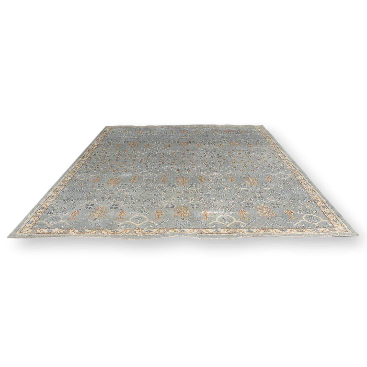 Ballard Designs 9' X 12' 2'' Light Blue Area Rug - Image 1