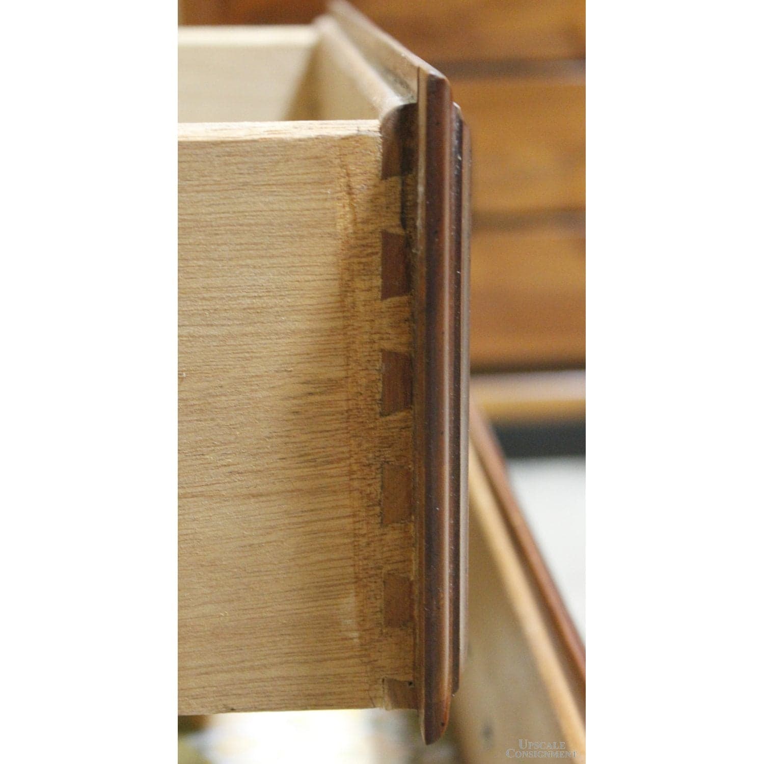 Cherry 3 Drawer Nightstand - Dark Cherry Finish - Thumbnail 5
