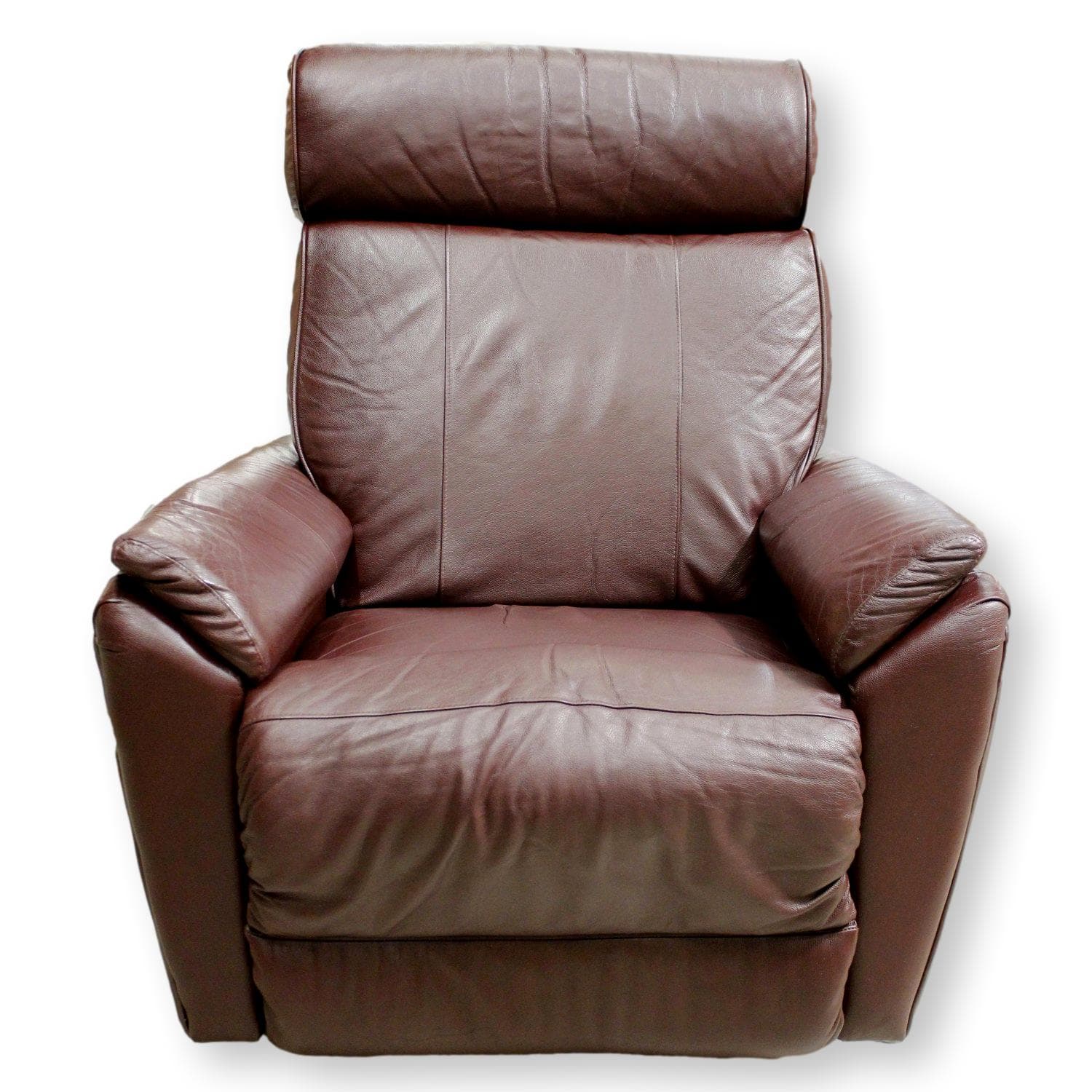La-Z-Boy Cordovan Leather Swivel Recliner - Cordovan - Image 1