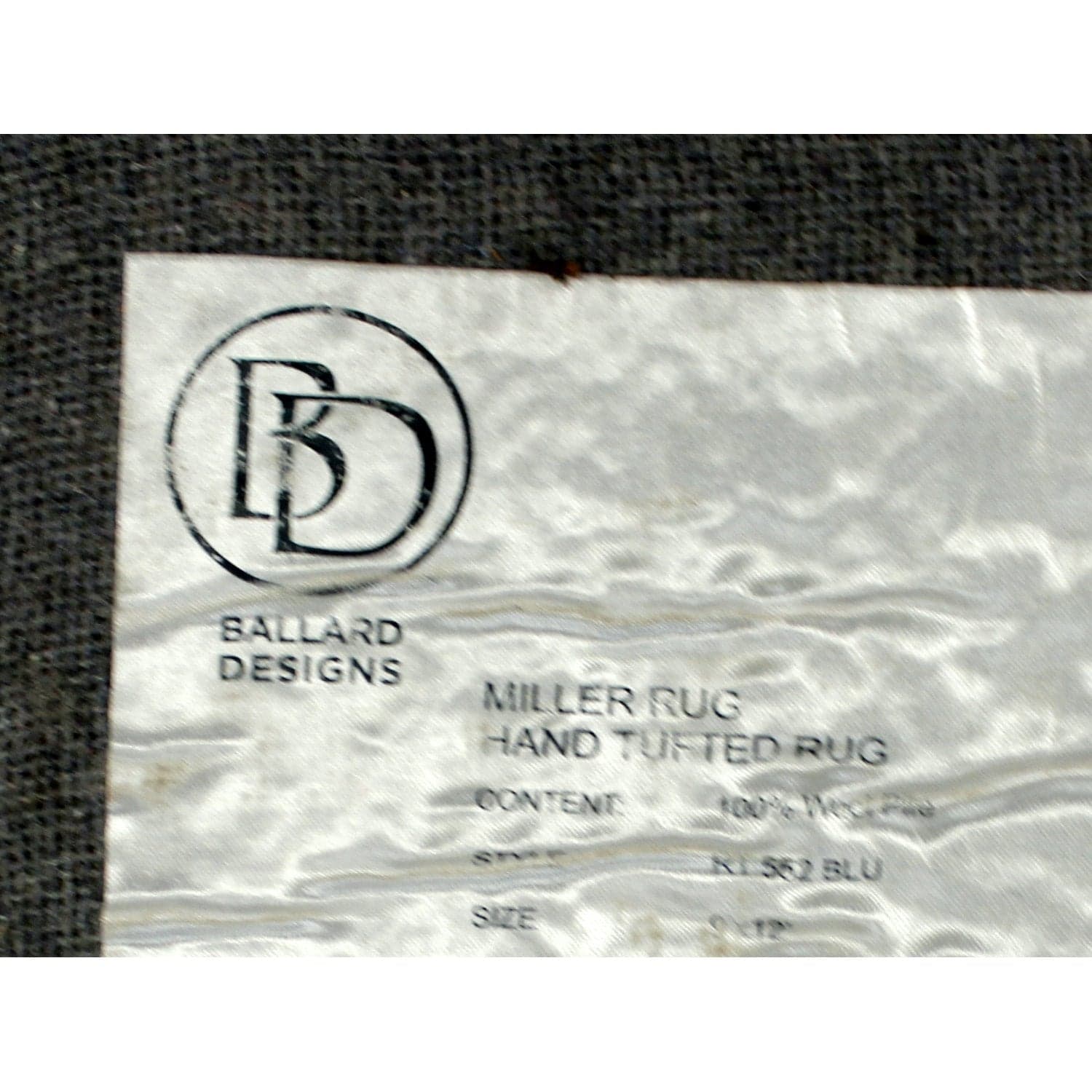 Ballard Designs 9' X 12' 2'' Light Blue Area Rug - Thumbnail 4