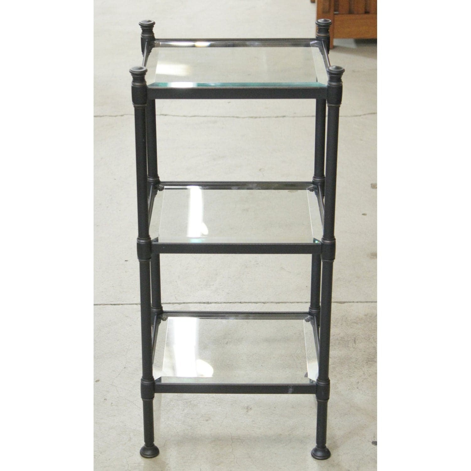 3-Tier Glass & Metal Accent Table - Thumbnail 2