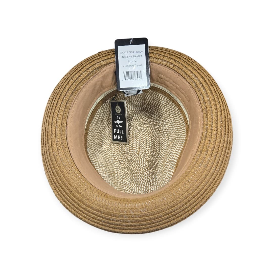 MEN'S  BRUNO CAPELO DANTE COLLECTION SEMI-CRUSHABLE  PINCH FRONT  SNAP BRIM.  HAT. - Thumbnail 5