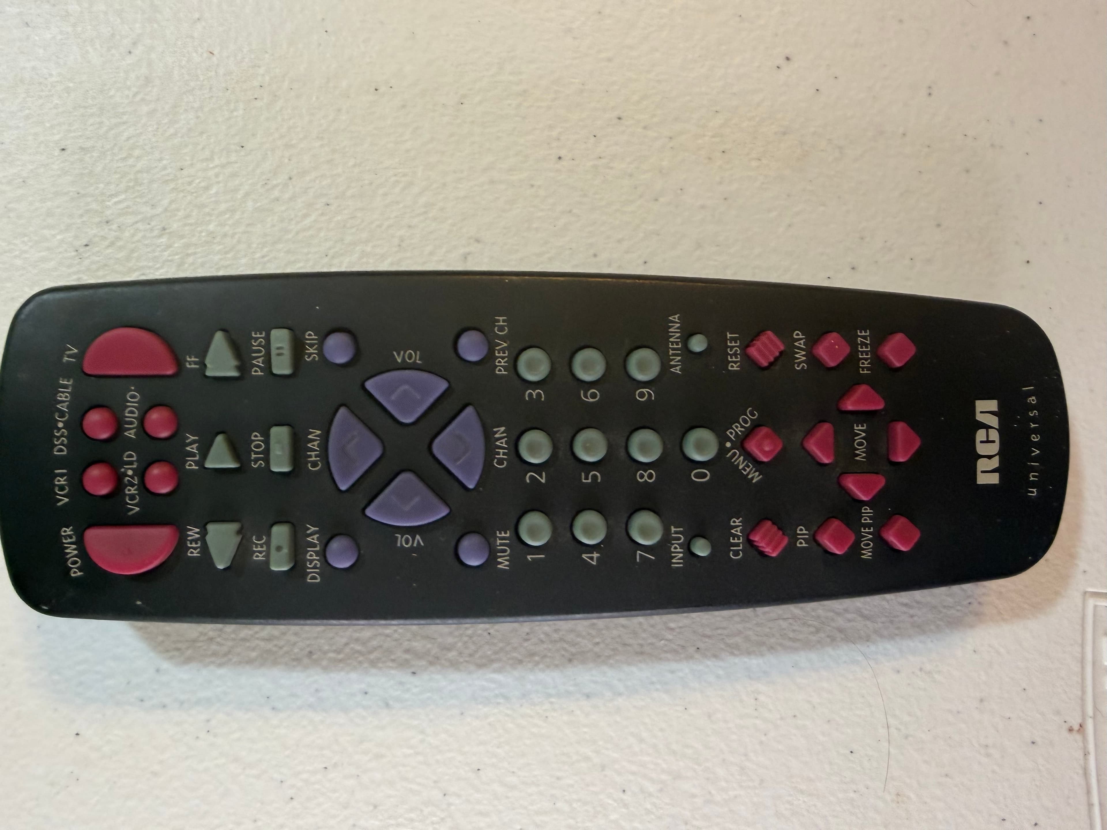 RCA Universal Remote Control Black Multi-Device - Image 1