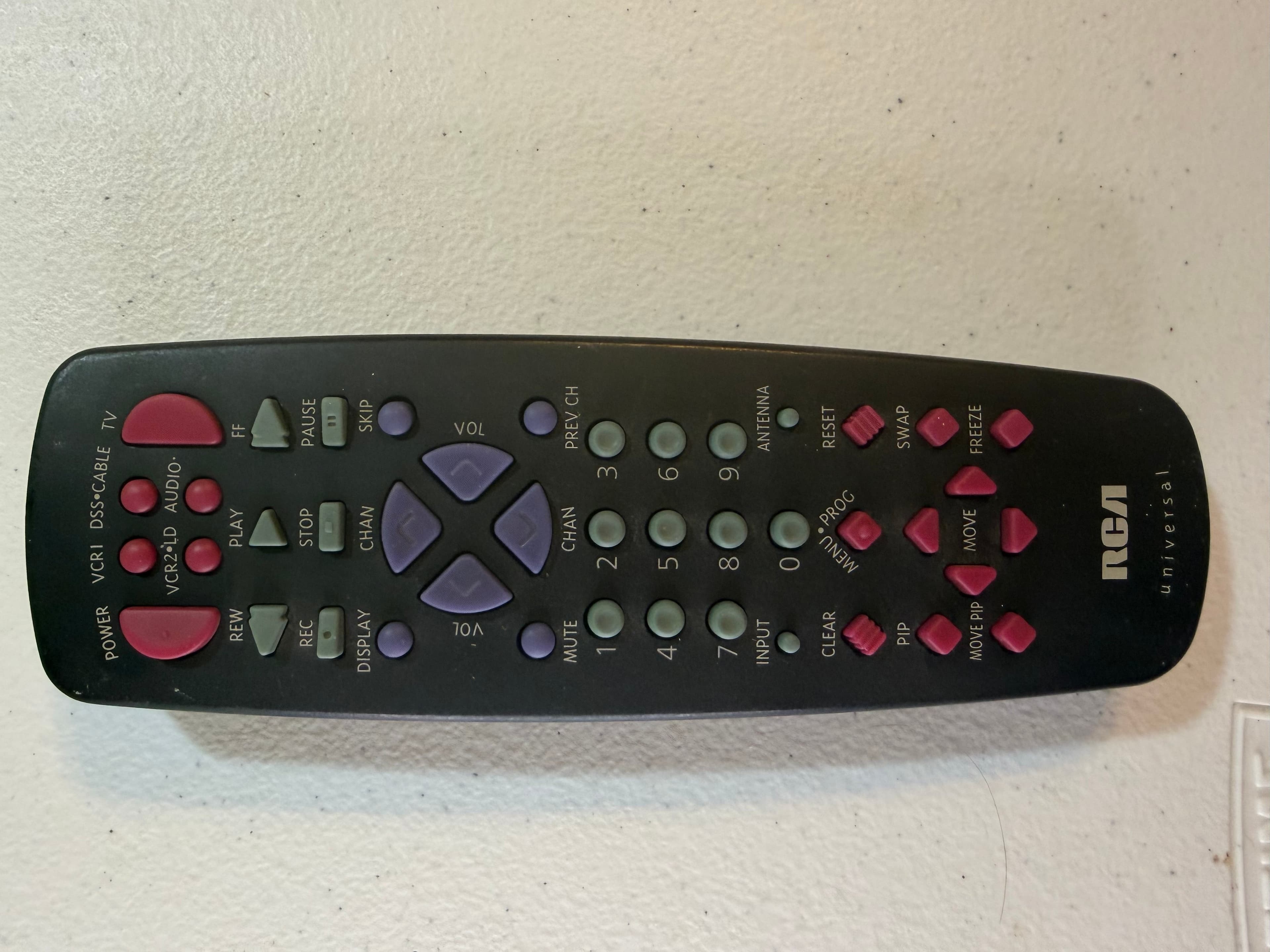RCA Universal Remote Control Black Multi-Device - Thumbnail 2