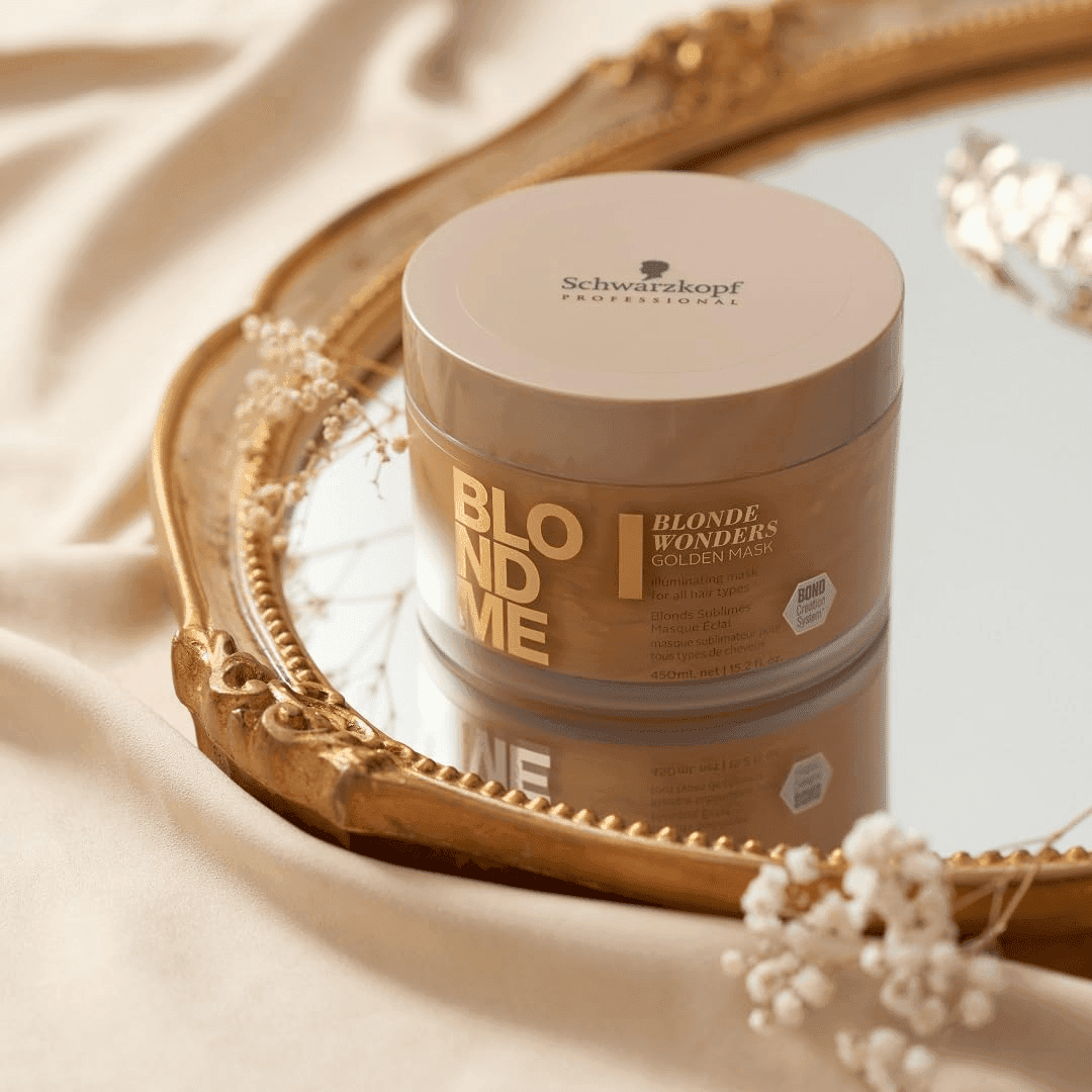 Schwarzkopf BlondMe Blonde Wonders Golden Mask 450ml - Thumbnail 4