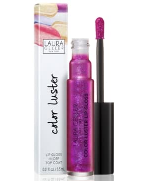 Laura Geller Color Luster Lip Gloss Hi-Def Top Coat AMETHYST GLAZE (6.5ml) - Thumbnail 4