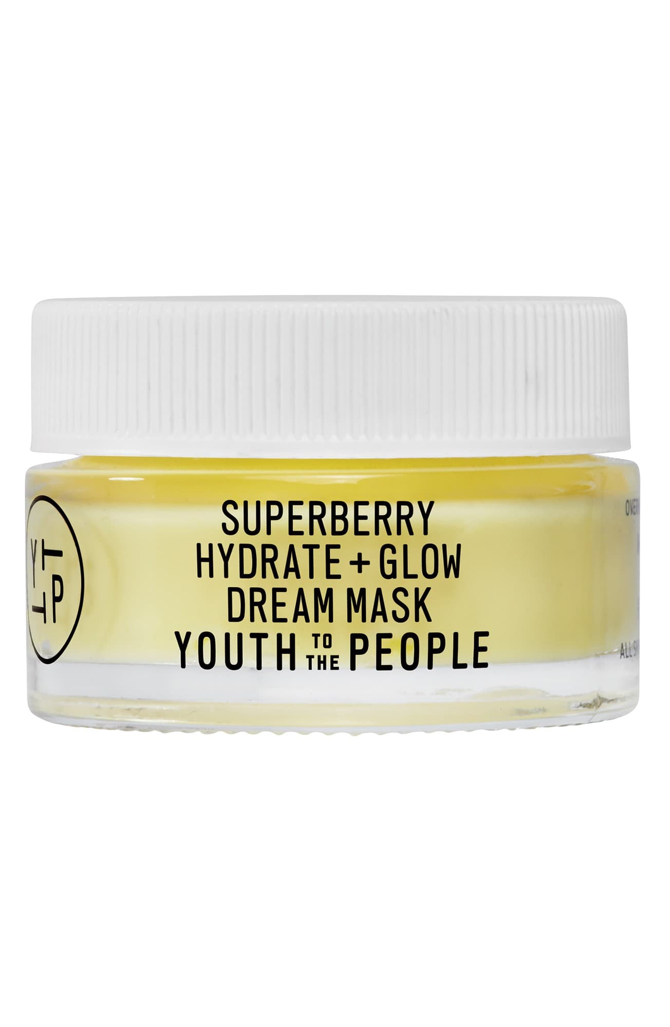 Youth to the People Superberry Hydrate + Glow Vitamin C Brightening Dream Mask Travel Size - 0.5oz | Overnight Vitamin C Mask - Image 1