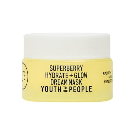 Youth to the People Superberry Hydrate + Glow Vitamin C Brightening Dream Mask Travel Size - 0.5oz | Overnight Vitamin C Mask - Thumbnail 4