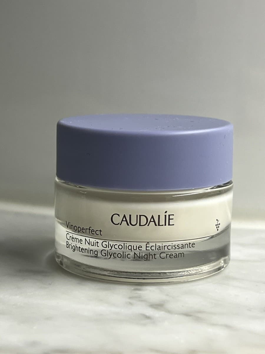 Caudalie Vinoperfect Brightening Glycolic Night Cream 15ml 0.5oz Travel Size - Image 1