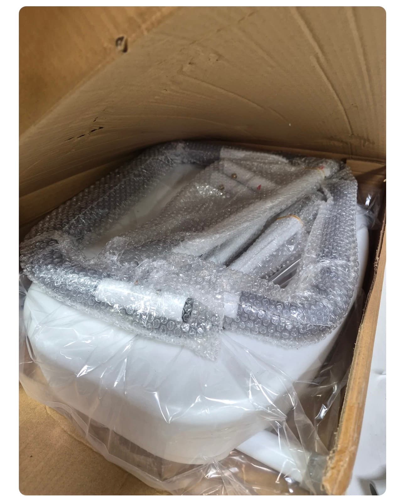 Adjustable Toilet Safety Frame with Padded Arms - Thumbnail 2