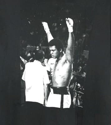 Gap Graphic Tee (Muhammad Ali) Black Short Sleeve T-shirt Mens Size XL - Image 1