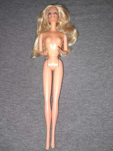 Vtg 1966 Mattel Barbie Doll Long Blonde Hair Philippines Click Knees Bent Elbows - Thumbnail 4