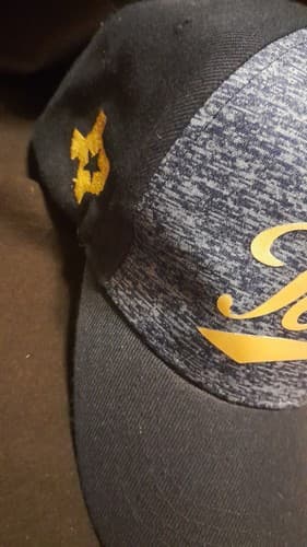 Texas Gray & Blue Gold Texas Lettering Hat Baseball Cap Big Bear Adjustable Cap - Thumbnail 3