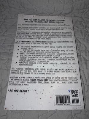 The Ultimate Serial Killer Trivia Book By Jack Rosewood Paperback - Thumbnail 2
