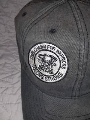 Wheelchairs For Warriors Rolling Strong Cap Hat Flexfit L /XL - Thumbnail 2