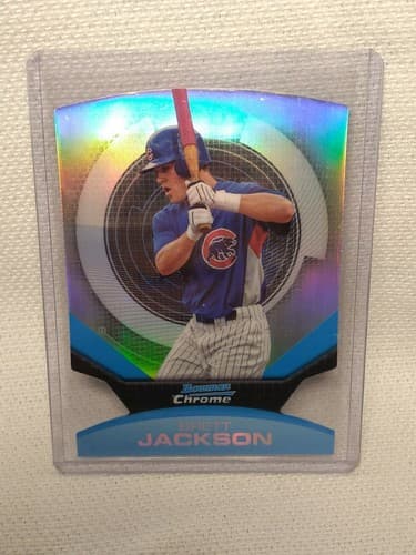 2011 Bowman Chrome: Brett Jackson #21 Chrome Scouting Report Die-Cut - Image 1