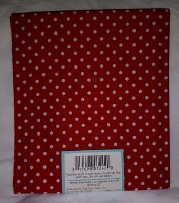 Quilters Fabric Lot 3 Fat Quarters Red & Black Polka Dot Shark Print 18"x21" - Thumbnail 3