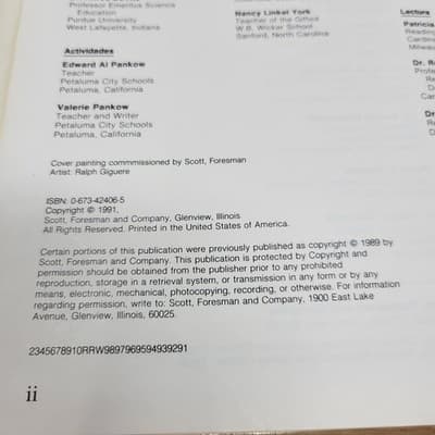 Descubre Las Ciencias Scott Foresman Texas Edition 1991 Spanish Science Textbook - Thumbnail 10
