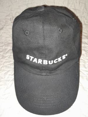 Starbucks Hat Baseball Cap Black Adjustable Embroidered Employee Uniform Cotton - Thumbnail 4