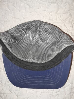 Rust Show Cap Hat Blue Gray Bill Pro Model Pacific Headwear Youth 6 3/8 6 7/8 - Thumbnail 9