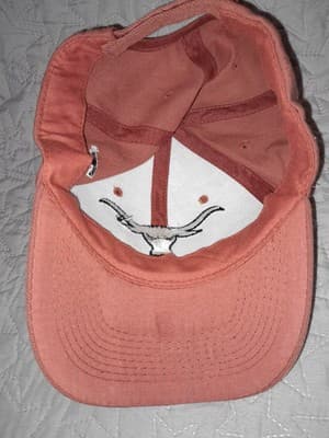 Burnt Orange Texas Horns Longhorns Baseball Hat Cap Adjustable Cotton Hook&Loop - Thumbnail 8